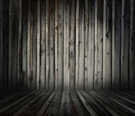 old wooden interior