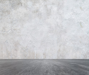 room with concrete wall