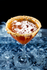 Graham Cracker Crusted Dessert Cocktail 