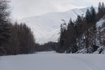 Winter outdoors activities, active rest and travel