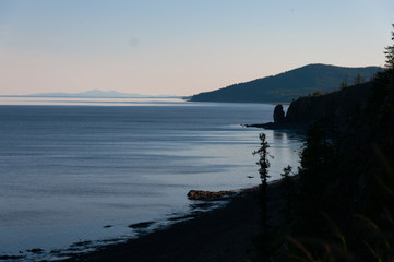 Coast of the Sea of Okhotsk in Khabarovsk region
