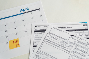 April 30 - Canada Tax Day . Deadline to submit Personal Income Tax Returns