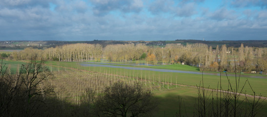 Loir inondé