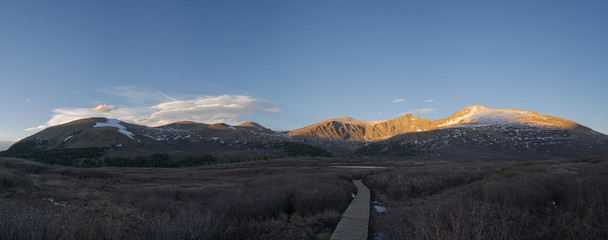 Trail leading to Mount Bierstadt a Colorado 14er near Georgetown and Guanella Pass