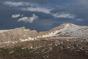 Storm Clouds roll over Mount Bierstadt at Guanella Pass
