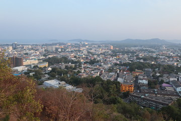 Fototapeta na wymiar panoramic view of the Phuket Town