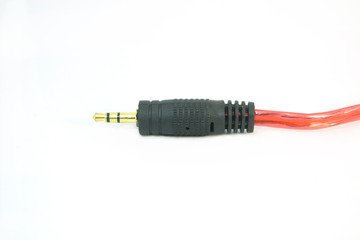  Plug jack on a white background
