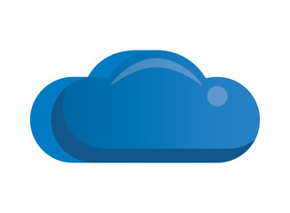 Obraz premium cloud computing server technology icon