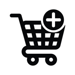 Add to cart icon, adding Shopping cart 