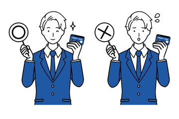 A man who will tell you if you can use a credit card.