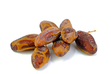 Sweet date palm fruits (Phoenix Dactylifera) the 