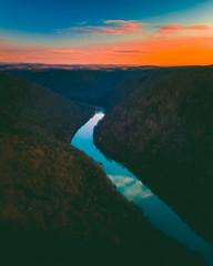 River Aerial Fall