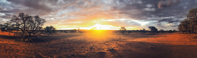 Kalahari sunset on the Farm