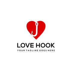 Illustration of the symbol hook which is made to resemble a heart