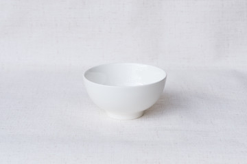 Obraz na płótnie Canvas White ceramic tableware