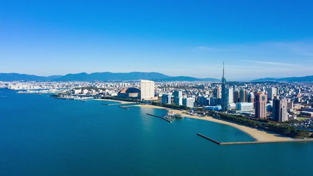 Fukuoka City Hyperlapse Timelapse 福岡市　タイムラプス　ハイパーラプス