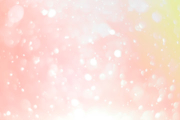 Orange,red bokeh on the background