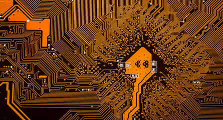 Abstract,close up of Mainboard Electronic computer background.