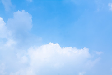 blue sky with white clouds