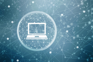 Digital Abstract technology background,2d illustration