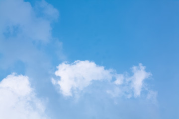 blue sky with white clouds