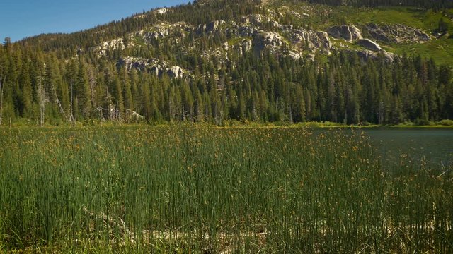 Sotcher Lake in the Ansel Adams Wilderness near Mammoth Lakes California USA