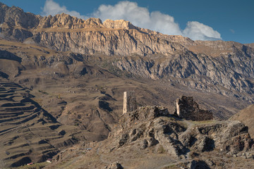 snowy mountains of the Caucasus.