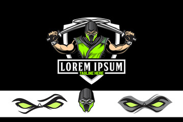 modern ninja character illustration © infernal  kiss