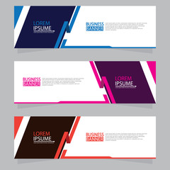 Banner background.modern template design.Vector illustration.