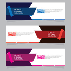 Banner background.modern template design.Vector illustration.