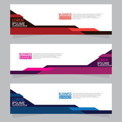 Fototapeta premium Banner background.modern template design.Vector illustration.