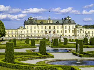Fototapeta na wymiar Stockholm, Schloss Drottningholm, Schweden, Uppland, Drottningho
