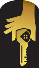 hand key logo