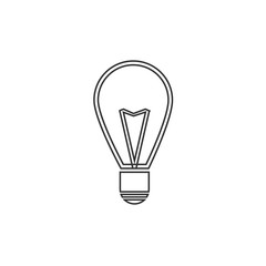 Fototapeta premium bulb icon vector illustration for website and design icon