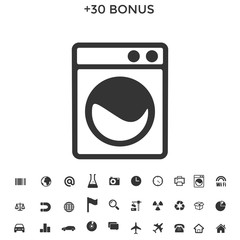 washing machine icon vector illustration for website and design icon