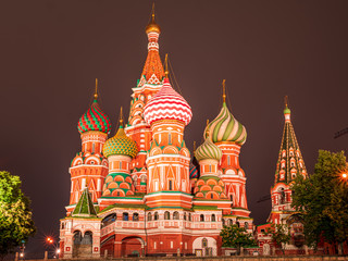 Moskow Onion Chapel Tower in colorful impression