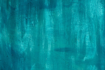 Fototapeta premium Rusty metal painted texture background. Green color.