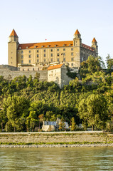 Obraz premium Bratislava, Burg, Slowakische Republik, Pressburg