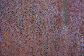 Rusty metal painted texture background.