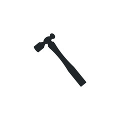 hummer icon template color editable. hammer symbol vector sign isolated on white background illustration for graphic and web design.