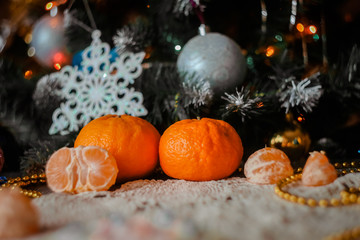 Fototapeta na wymiar decor Christmas and New Year pictures