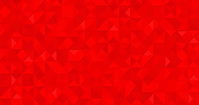  4k dark red geometric animated background with little light triangular. Abstract elegant seamless looped gradient pattern. Minimal modern empty colorful. Solid halftone monochrome mosaic sale banner
