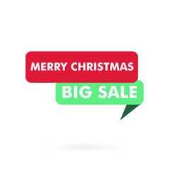 merry christmas sale promotion banner - christmas big sale