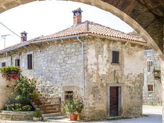 Fototapeta na wymiar Gracisce, Gallignana, Kroatien, Istrien