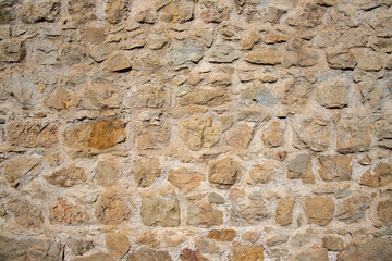 Old masonry wall made of the Jerusalem stone.