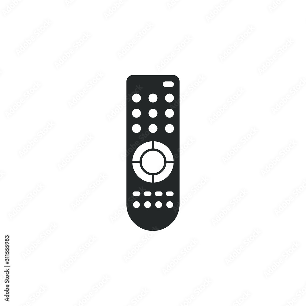 Aufkleber remote icon template color editable. remote symbol vector sign isolated on white background illustra