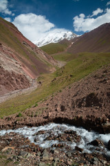 Trek to Lenin peak in Kyrgyzstan, Pamir