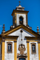 Ouro Preto, Minas Gerais, Brazil: The famous Churchs on Ouro Preto Brazil, some Rococo Catholic churchs in Ouro Preto, Brazil in a beautiful day