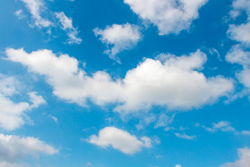 Obraz premium The blue sky and white clouds