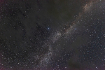 Milky way after midnight from Pamir